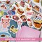 36 Pack Valentines Day Cards for Kids, Kids Valentines Day Cards with Cute Temporary Tattoos, Pink Envelopes & 80PCS Stickers, Valentines Cards for Classroom Exchange